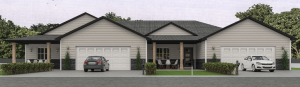 garden homes front exterior view