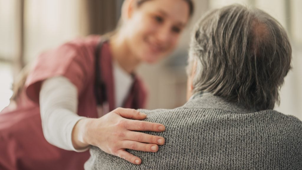 Nursing support for elderly patients